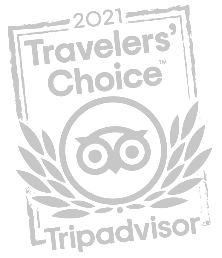 2021 Travelers' Choice Award from Tripadvisor